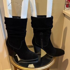 Zodiac Midnight Suede Ankle Booties